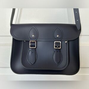 New! Navy, 100% leather The Cambridge Satchel Company bag.